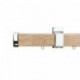 Berlin 35x35mm Pine Pole with metal parts, Textured Rose Gold