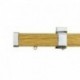 Berlin 35x35mm Pine Pole with metal parts, Textured Gold