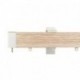 Lund 51 18mm end cap with 25 x 40mm Pine facial Pole Set Metallic, Textured Rose Gold