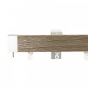 Lund 51 18mm end cap with 25 x 40mm Pine facial Pole Set Metallic, Textured Mocha Gold
