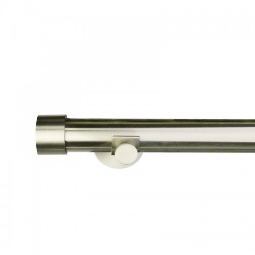 Verona 28mm end cap, Shown with Satin Nickel Pole