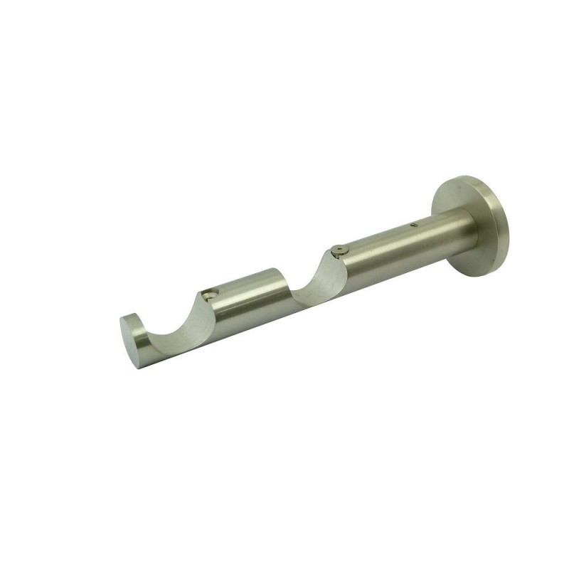 Arlinea 28mm Double Bracket, Satin Nickel