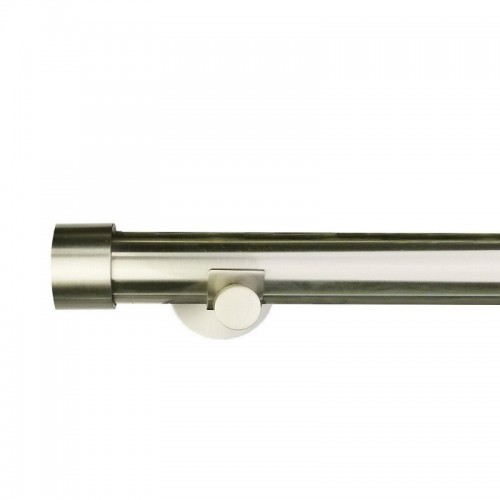 Verona 35mm end cap, Shown with Satin Nickel Pole