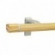 Lund End Cap with 35mm Pine fascia pole, Natural, 600mm sample