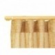 Lund End Return with 35mm Pine fascia pole, Natural, 600mm sample