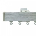 Lund 7mm End Cap with 25x40 mm pine fascia pole, Silver, 600mm sample