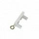 Lund 7mm End Cap with 25x40 mm pine fascia pole, Silver, 600mm sample