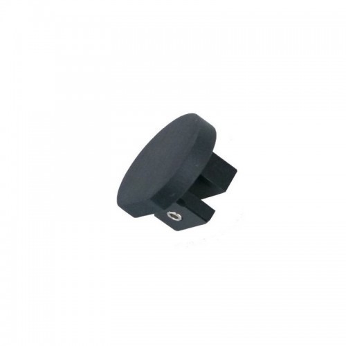 Round 5mm end cap, Black