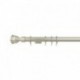 Verona 25mm Aluminum Pole with Metal Finial VNF2502, Champagne Gold