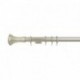 Verona 25mm Aluminum Pole with Metal Finial VNF2503, Champagne Gold