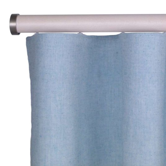 Provence M71 35 mm Wood Pole Set for 8 cm Wave Curtains Ivory