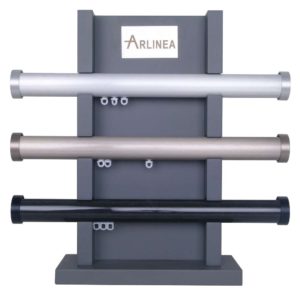 Verona M82 35 mm Aluminum Poles for Wave Curatins Display Board