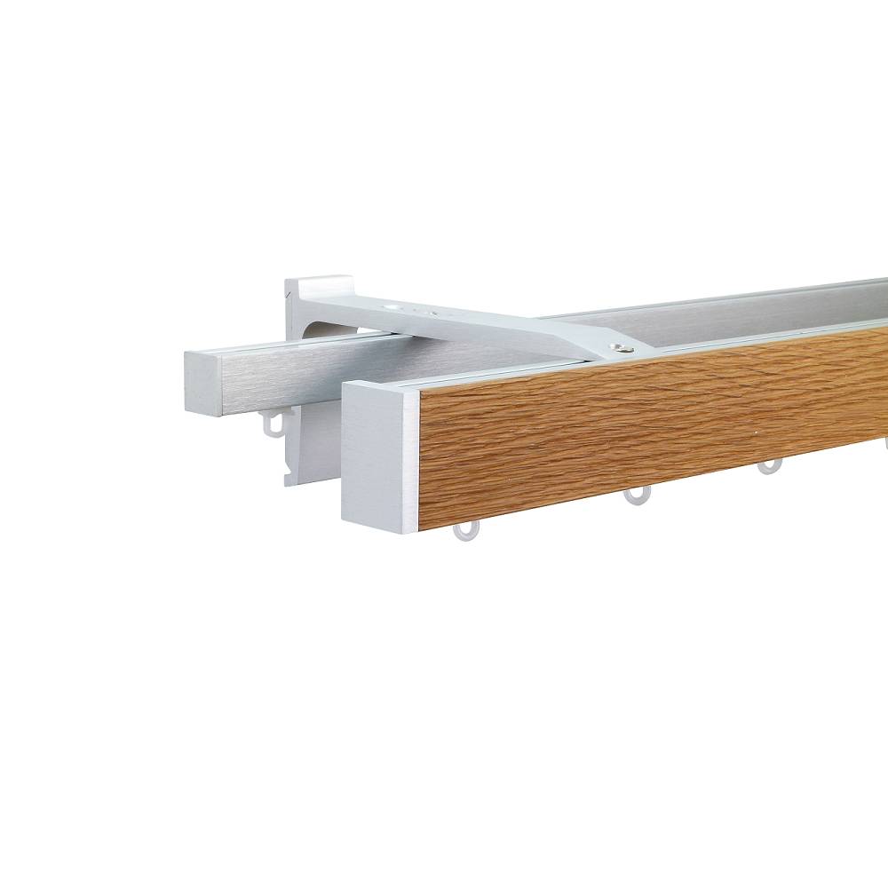 Lund M52 40 X 25 Mm Aluminum Oak Facial Pole Set Double Bracket