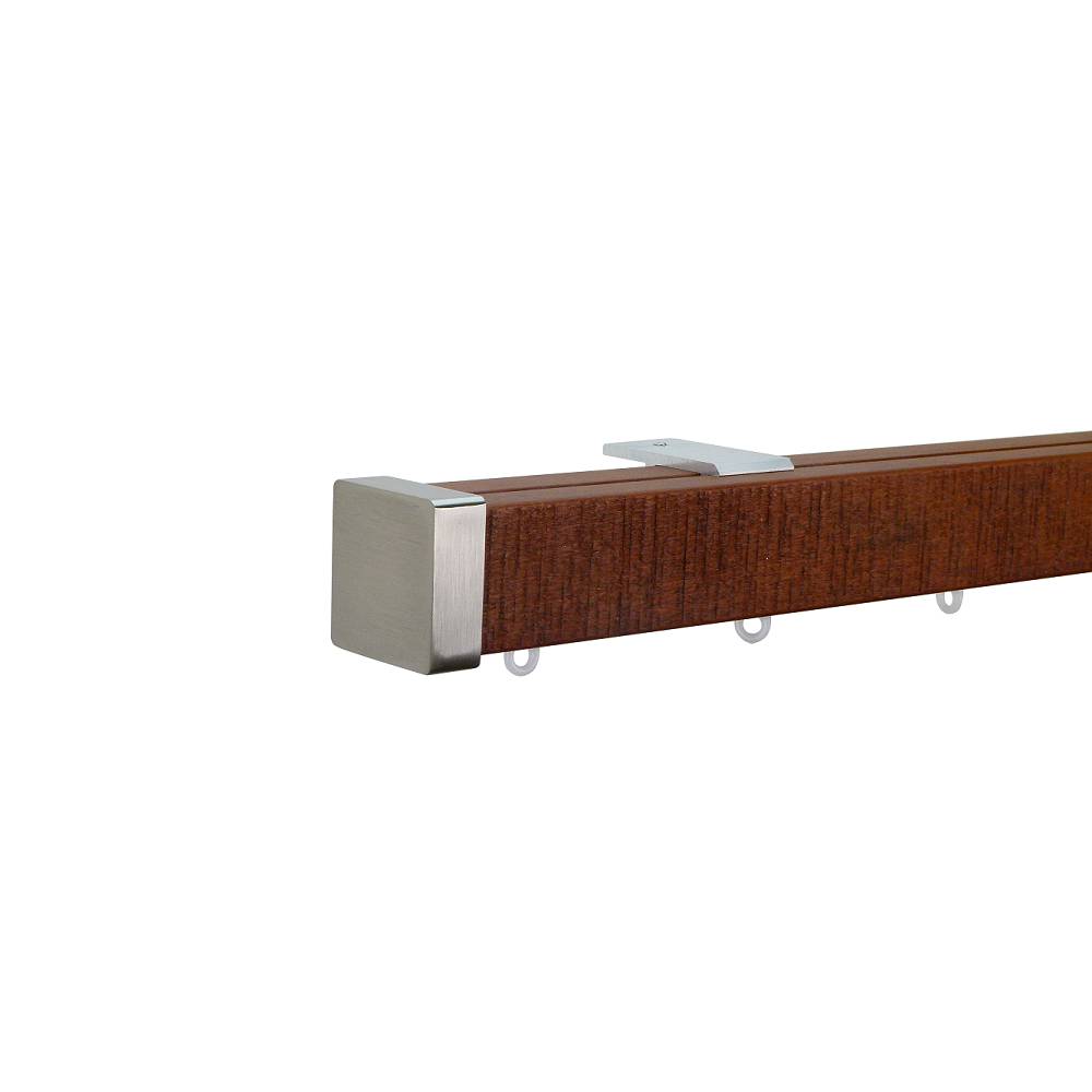 Provence M52_35 x 35 mm_ Wood Pole Ceiling Bracket for 6 cm Wave Curtains Sawn Medium Oak 1 Provence M52_35 x 35 mm_ Wood Pole Ceiling Bracket for 6 cm Wave Curtains Sawn Medium Oak