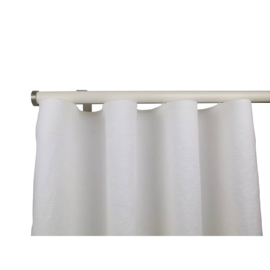 Provence M71 35 mm Wood Pole Set for 8 cm Wave Curtains Champagne