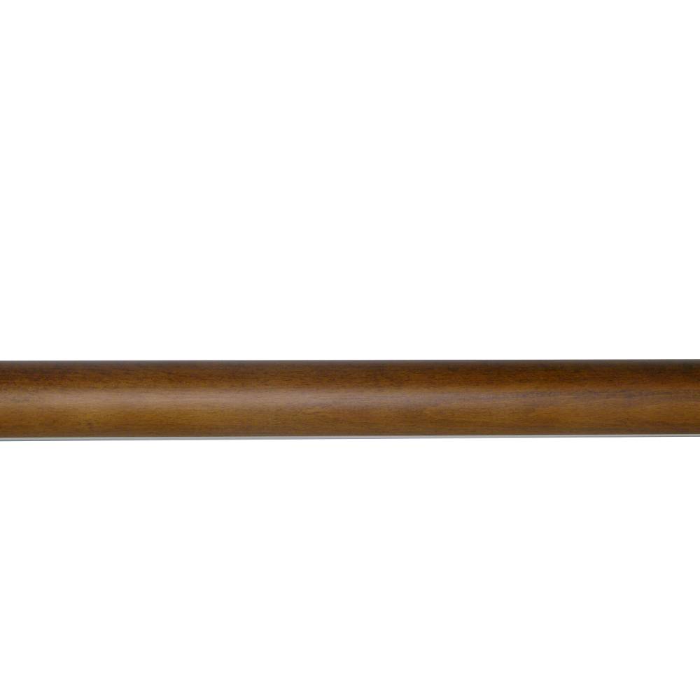Provence M71 35 mm Wood Poles for Wave Curtains Dark Oak