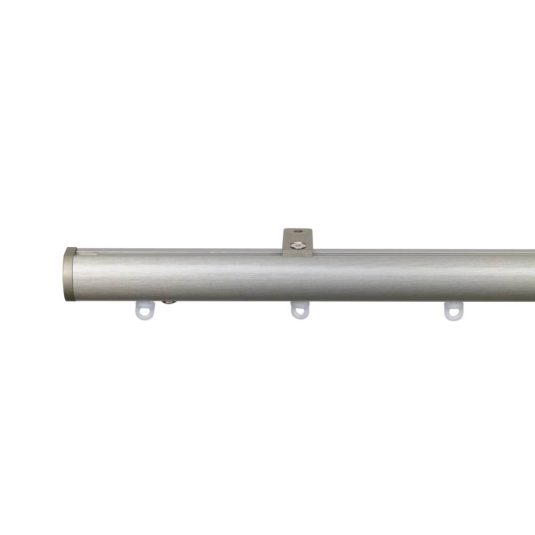 Helsinki M51 35 mm Aluminum Pole for Set Ceiling Bracket for 6 cm Wave Curtains Champagne