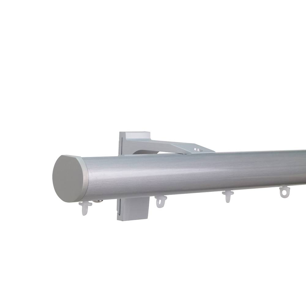 Helsinki M51 35 mm Aluminum Pole for Set Single Bracket for 6 cm Wave Curtains Natural 1 Helsinki M51 35 mm Aluminum Pole for Set Single Bracket for 6 cm Wave Curtains Natural