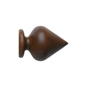 Vintage 40mm Finial Peardrop Loose Dark Oak