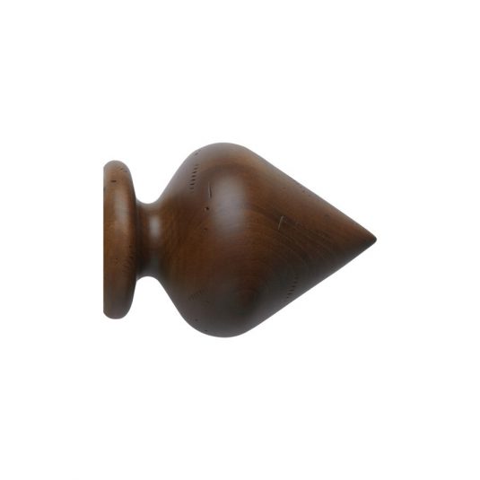 Vintage 40mm Finial Peardrop Loose Dark Oak