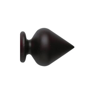 Vintage 40mm Finial Peardrop Loose Mahogany