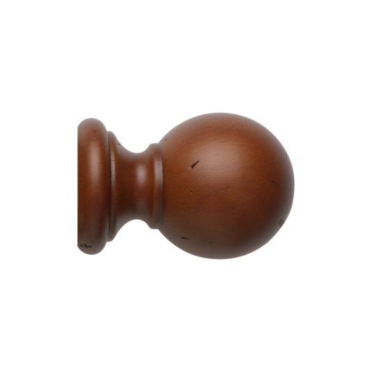 Vintage 50mm Finial Ball Loose Cherry