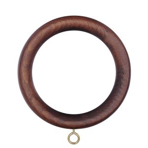 Vintage 50mm Ring Pack of 6 Dark Oak